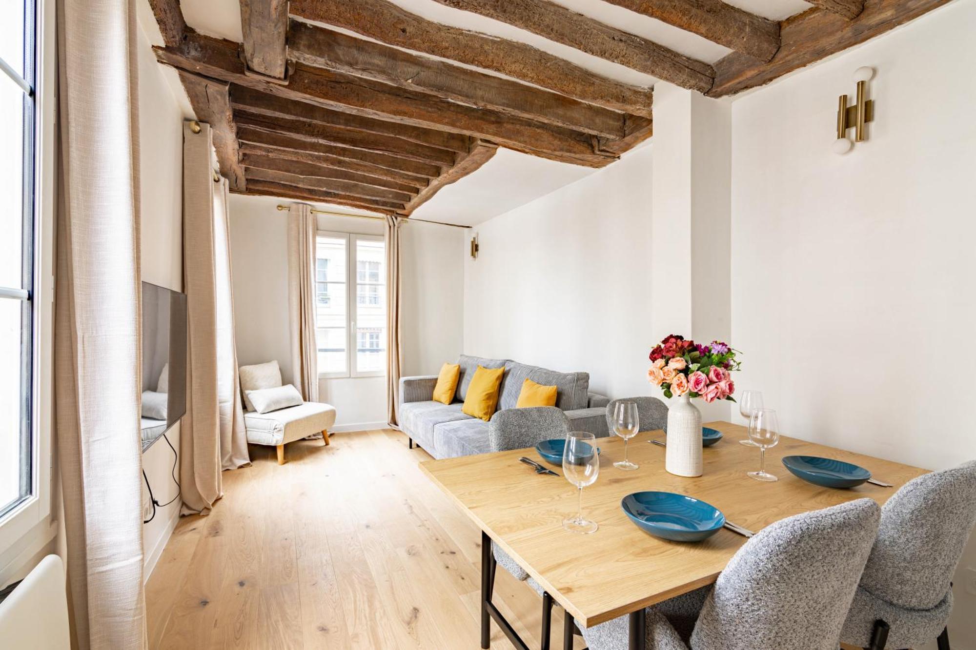 Appartement Quartier Fontaine Chatelet Les Halles Free Netflix Paris Eksteriør bilde