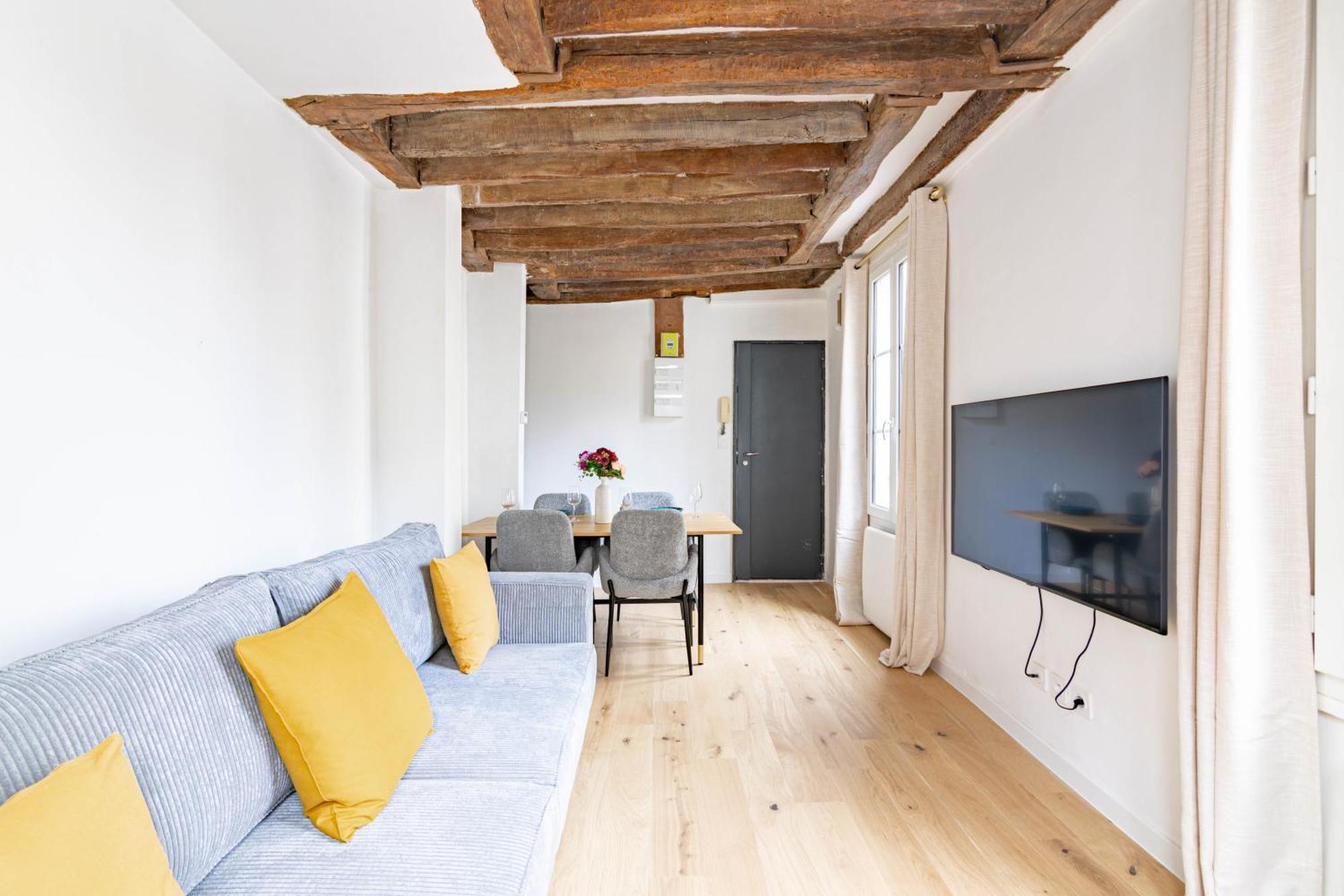 Appartement Quartier Fontaine Chatelet Les Halles Free Netflix Paris Eksteriør bilde