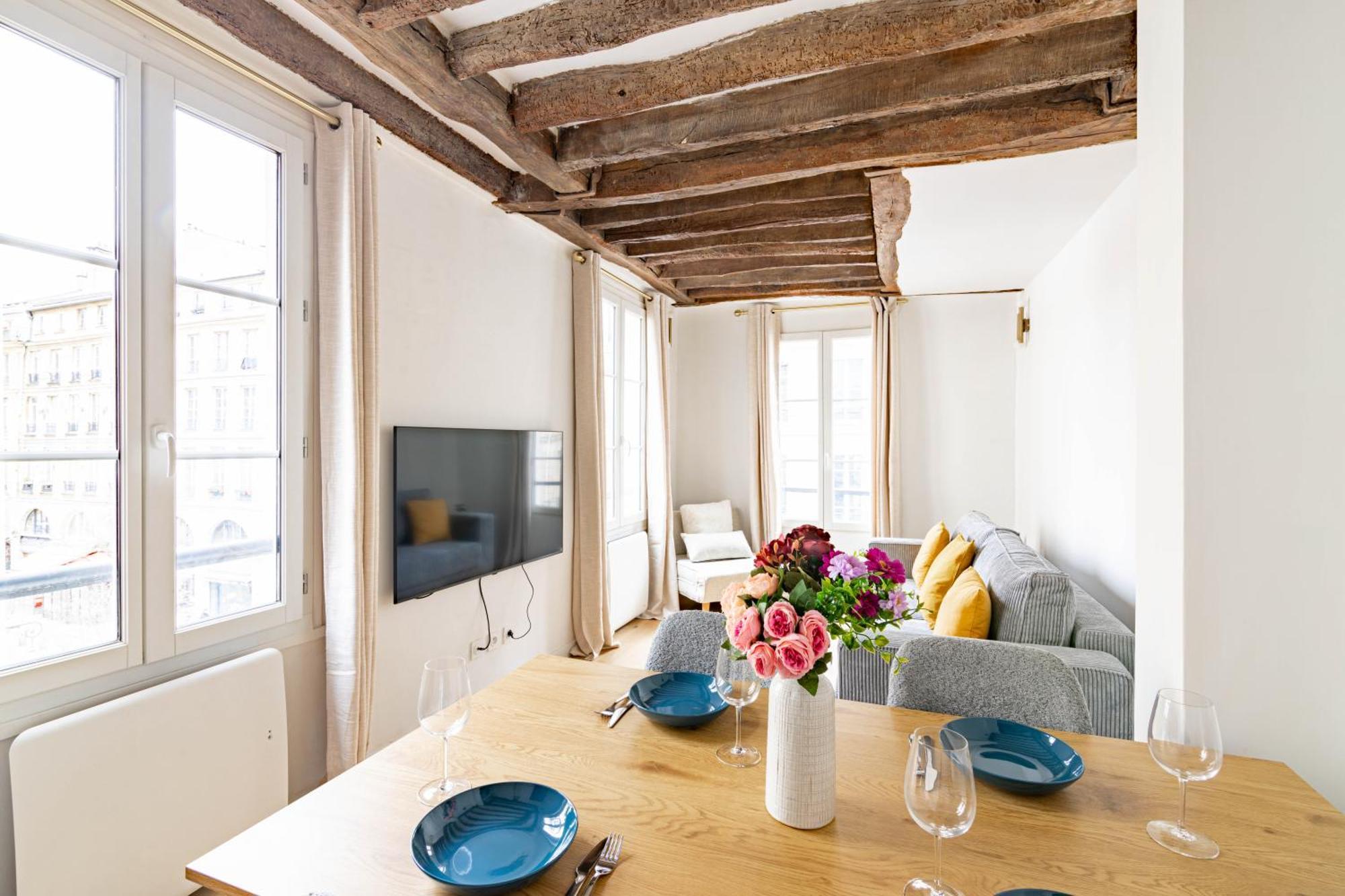 Appartement Quartier Fontaine Chatelet Les Halles Free Netflix Paris Eksteriør bilde