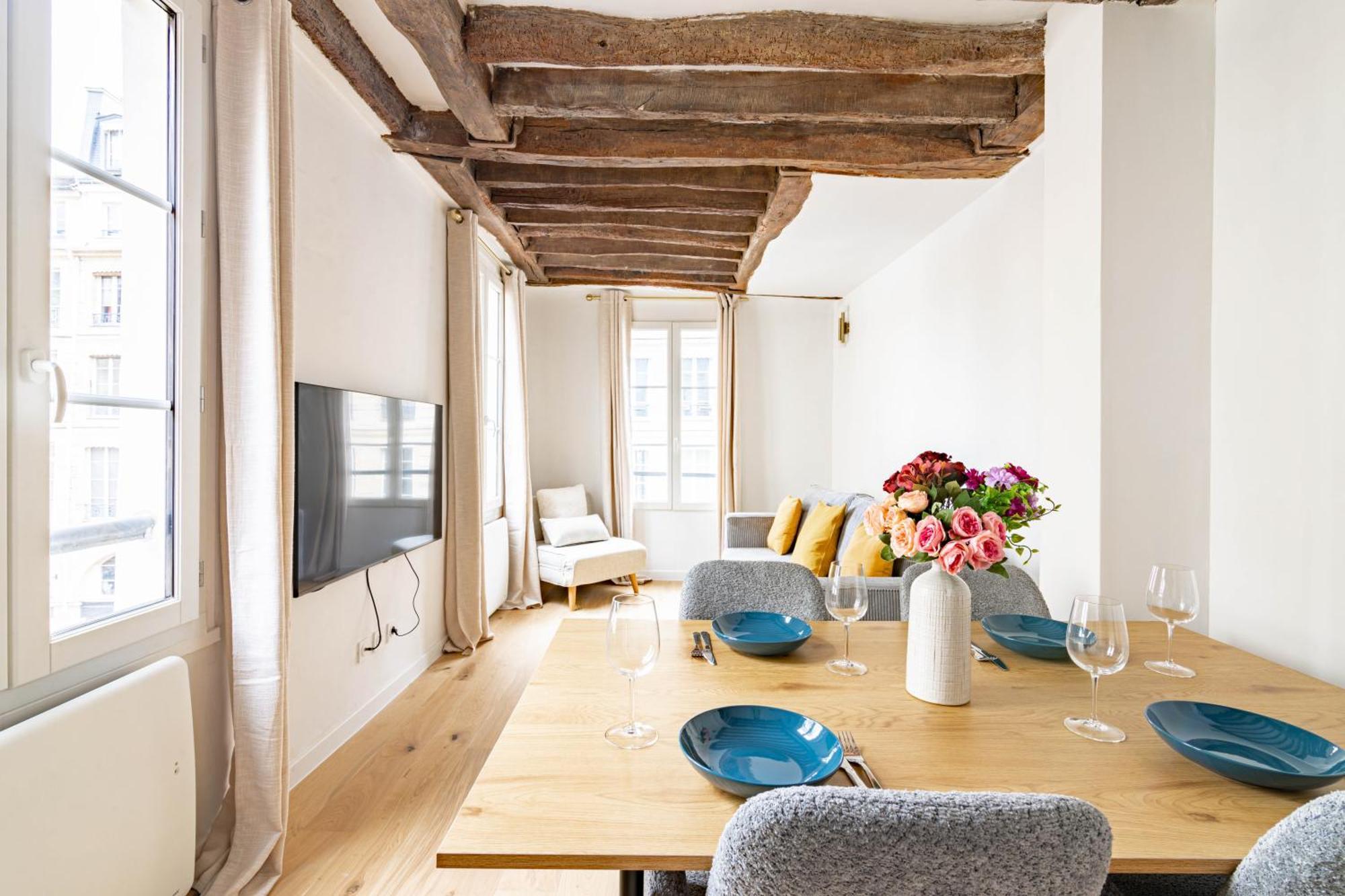 Appartement Quartier Fontaine Chatelet Les Halles Free Netflix Paris Eksteriør bilde